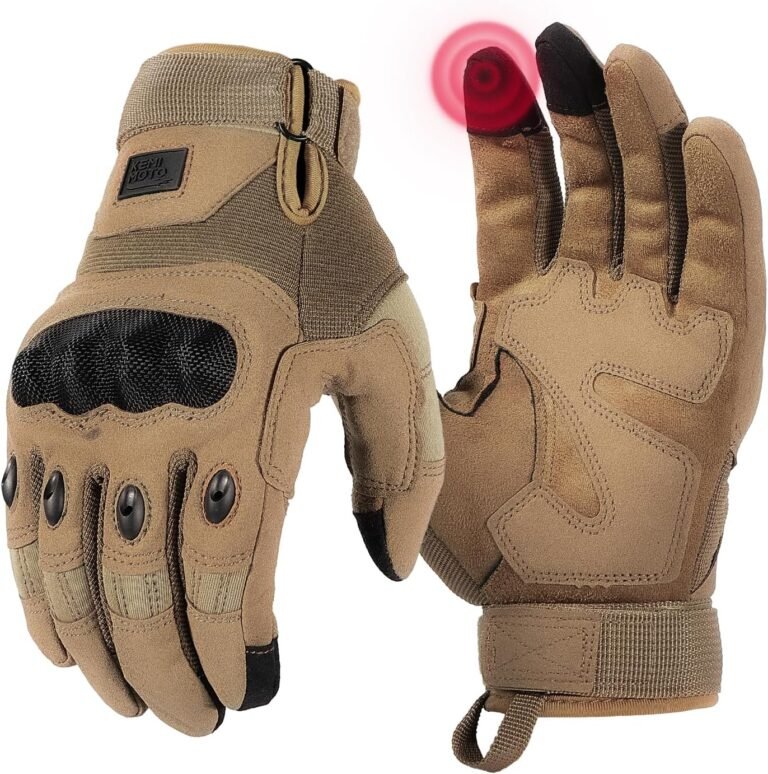 KEMIMOTO Tactical Gloves Review: Touchscreen Padded Motorcycle Gloves