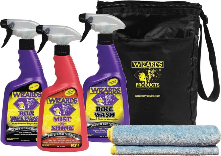 Wizards Motorcycle Cleaning Kit Review: Portable Bike Wash Kit