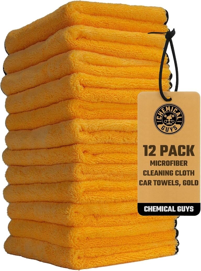 Chemical Guys Professional Microfiber Towels Review: 12-Pack Gold
