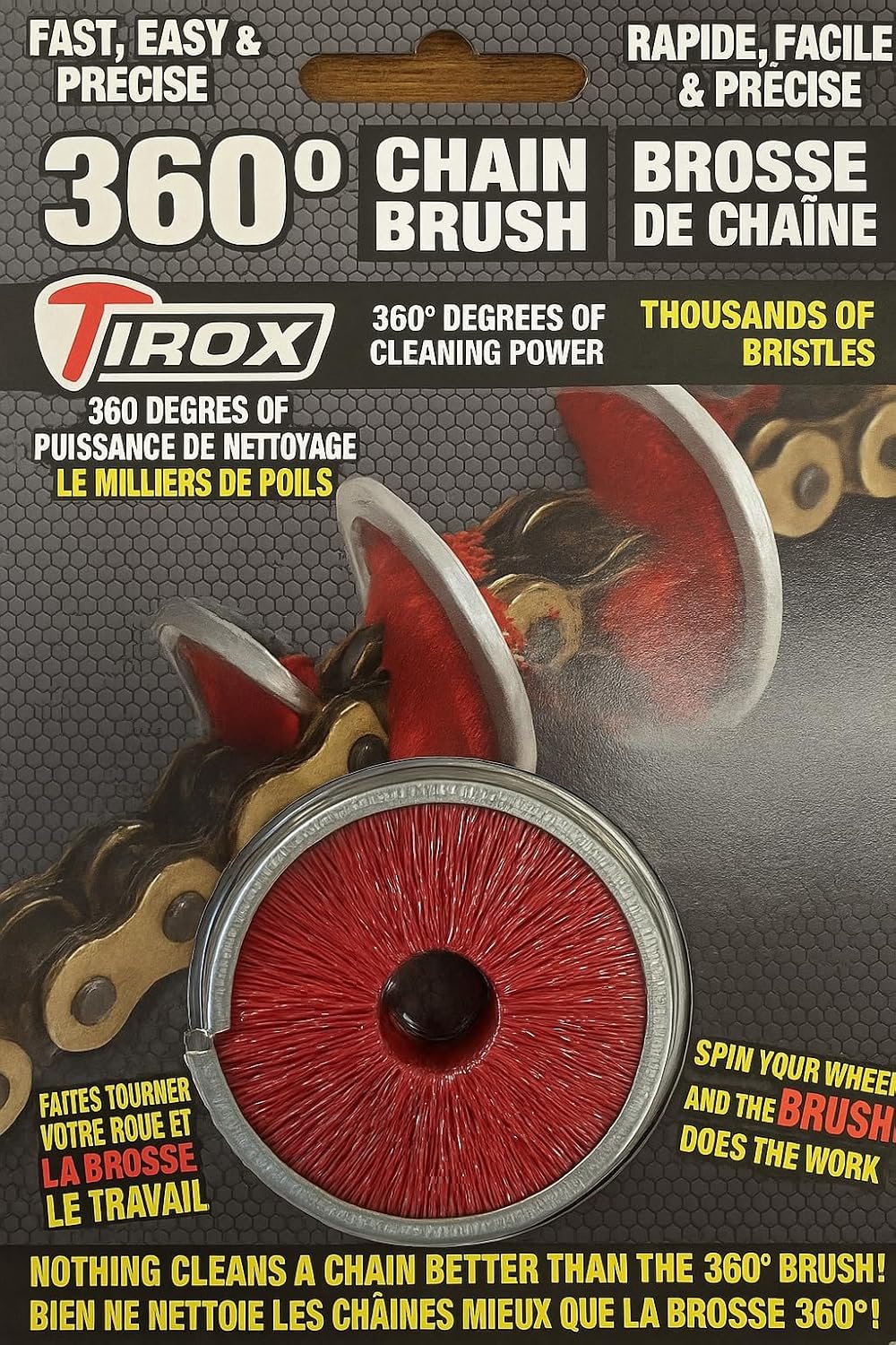 Tirox 360 Chain Cleaning Brush Review: Fast, O‑Ring Safe Tool