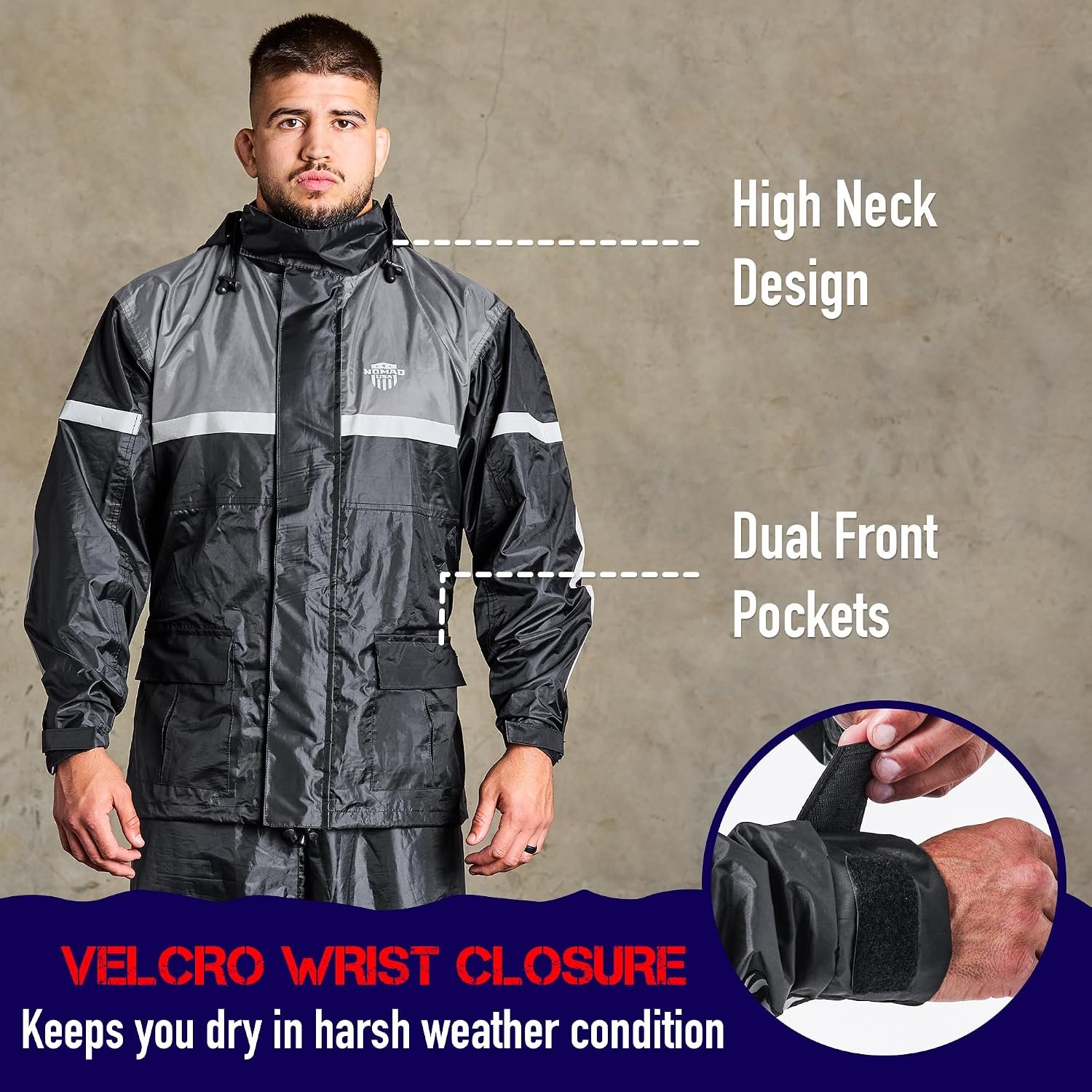 Nomad Motorcycle Rainsuit Review: 2-Piece Waterproof Rain Gear