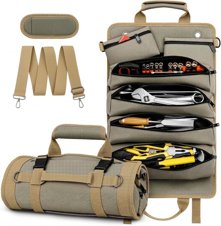Tool Roll Up Bag 1680D Review: Heavy-Duty Motorcycle Tool Organizer