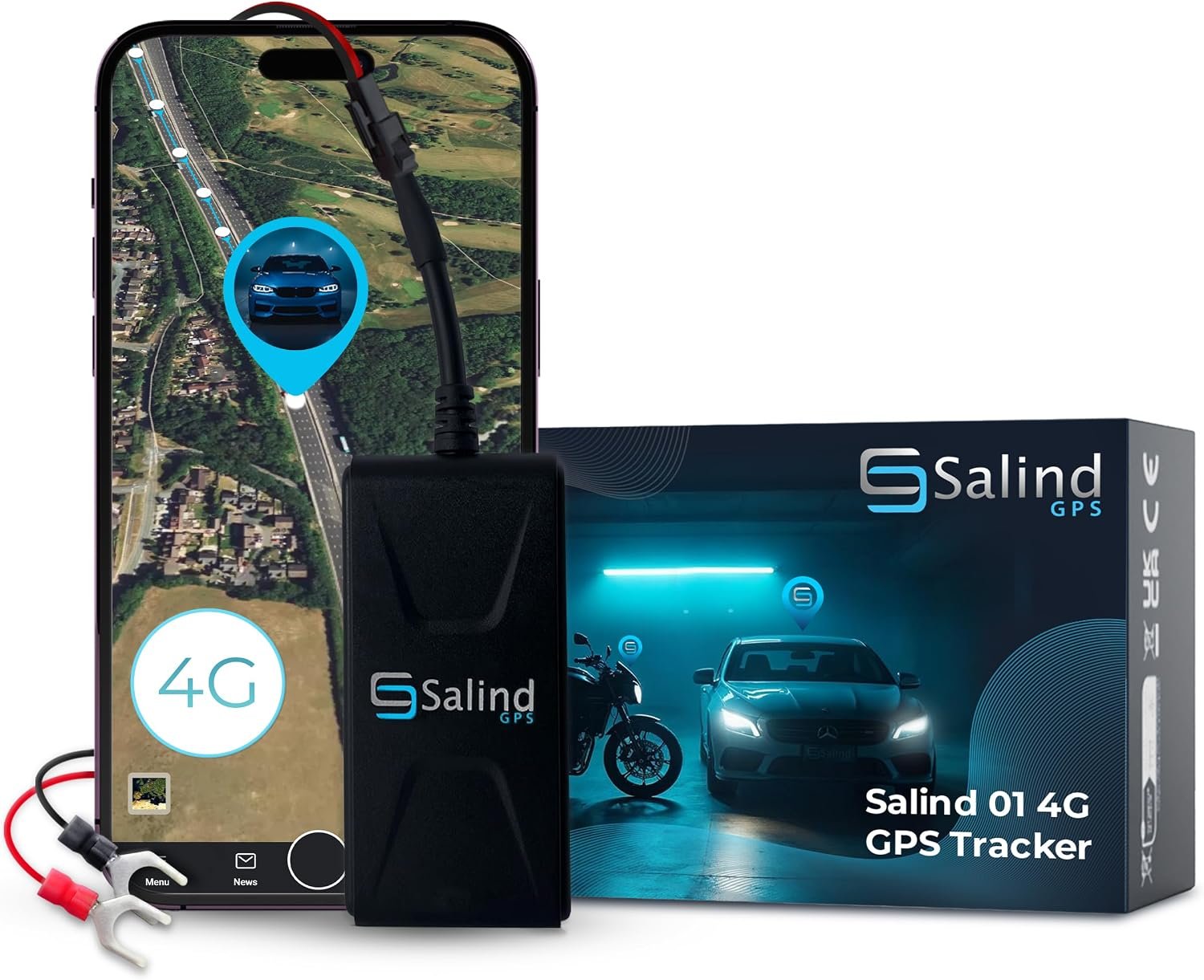 SALIND 4G Wired GPS Tracker Review: Hardwired Motorcycle Tracker